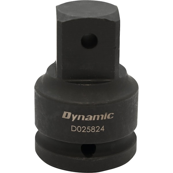 Tools 1" Adapter Drive 3/4" Female X 1" Male, Black Impact